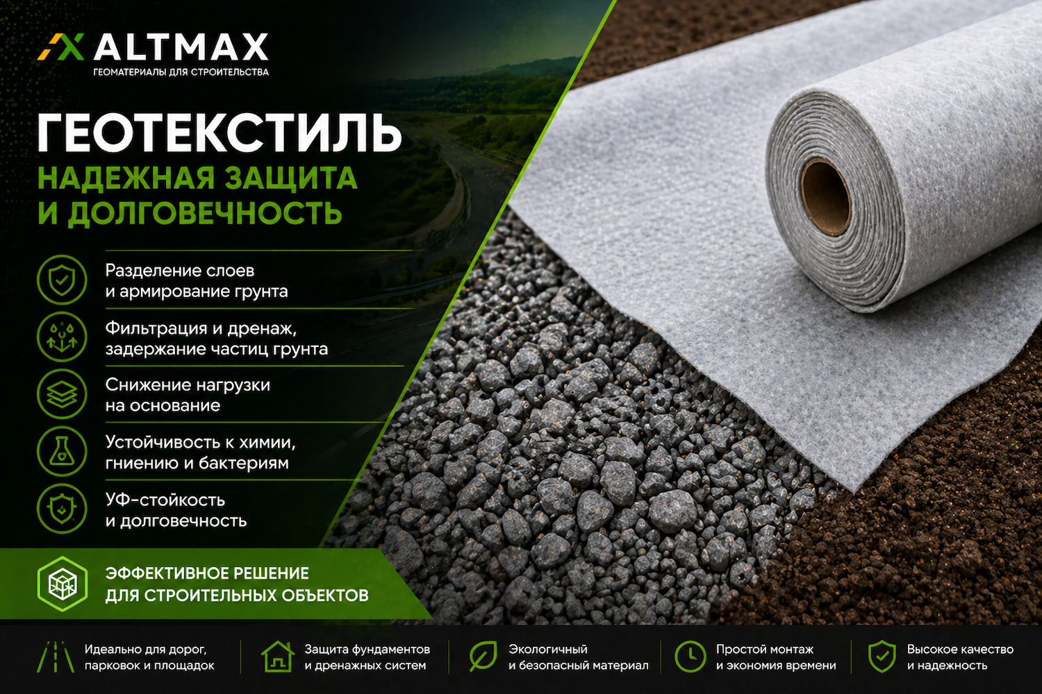Купить геотекстиль